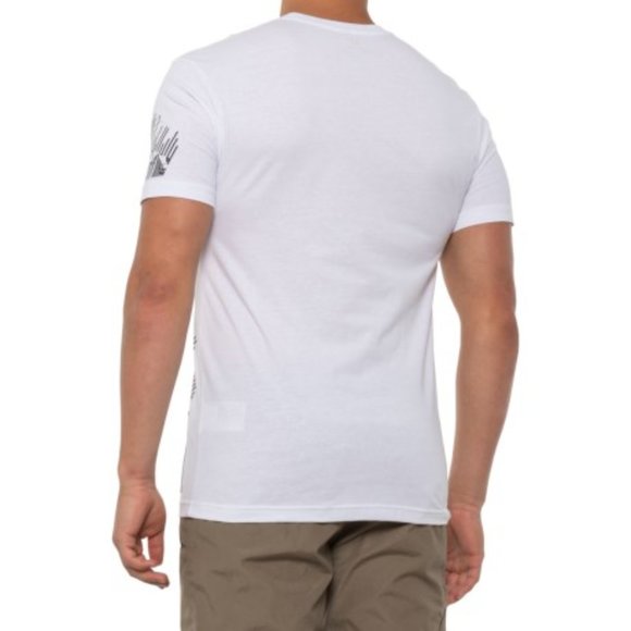 NWT PEARL IZUMI Men Linear Bike Graphic T-Shirt Short Sleeve Top in White - Picture 2 of 5